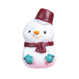 Maxbell Miniature Statue Mini Ornament Christmas Figurines for Tabletop Party Indoor 3.5x3.3x5.4cmSnowman