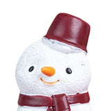 Maxbell Miniature Statue Mini Ornament Christmas Figurines for Tabletop Party Indoor 3.5x3.3x5.4cmSnowman