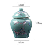 Maxbell Ceramic Ginger Jar Collection Household Storage Jars for Loose Tea Small