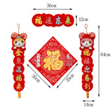 Maxbell Chinese Couplet Set Spring Festival Creative Household Door Stickers Decals