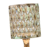 Maxbell Modern Flower Vase Desktop Vase Goblet Glass Vase for Living Room Decor