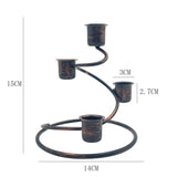 Maxbell Candles Holder Candlestick Desktop Scene Layout Stand Ornament Decoration