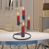 Maxbell Candles Holder Candlestick Desktop Scene Layout Stand Ornament Decoration