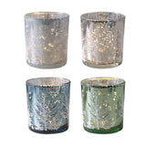 Maxbell Morden Candlestick Cup Candle Holder Decorative Tabletop Statue Crafts Blue