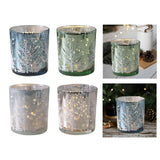 Maxbell Morden Candlestick Cup Candle Holder Decorative Tabletop Statue Crafts Blue