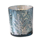 Maxbell Morden Candlestick Cup Candle Holder Decorative Tabletop Statue Crafts Blue