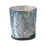 Maxbell Morden Candlestick Cup Candle Holder Decorative Tabletop Statue Crafts Blue