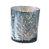 Maxbell Morden Candlestick Cup Candle Holder Decorative Tabletop Statue Crafts Blue