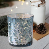 Maxbell Morden Candlestick Cup Candle Holder Decorative Tabletop Statue Crafts Blue