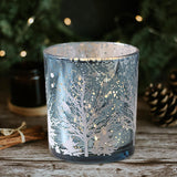 Maxbell Morden Candlestick Cup Candle Holder Decorative Tabletop Statue Crafts Blue