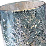 Maxbell Morden Candlestick Cup Candle Holder Decorative Tabletop Statue Crafts Blue