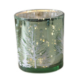 Maxbell Morden Candlestick Cup Candle Holder Decorative Tabletop Statue Crafts Green