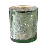 Maxbell Morden Candlestick Cup Candle Holder Decorative Tabletop Statue Crafts Green