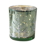 Maxbell Morden Candlestick Cup Candle Holder Decorative Tabletop Statue Crafts Green