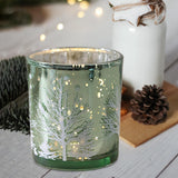 Maxbell Morden Candlestick Cup Candle Holder Decorative Tabletop Statue Crafts Green