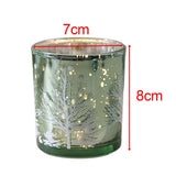 Maxbell Morden Candlestick Cup Candle Holder Decorative Tabletop Statue Crafts Green