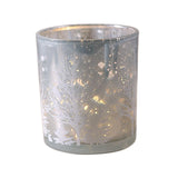 Maxbell Morden Candlestick Cup Candle Holder Decorative Tabletop Statue Crafts Argent