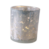 Maxbell Morden Candlestick Cup Candle Holder Decorative Tabletop Statue Crafts Argent