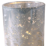 Maxbell Morden Candlestick Cup Candle Holder Decorative Tabletop Statue Crafts Argent