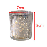 Maxbell Morden Candlestick Cup Candle Holder Decorative Tabletop Statue Crafts Grey