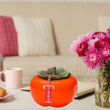 Maxbell Persimmon Storage Tank with Cover Containers Tea Cans Desktop Decorative style A