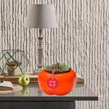 Maxbell Persimmon Storage Tank with Cover Containers Tea Cans Desktop Decorative style B