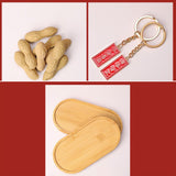 Maxbell Persimmon Storage Tank with Cover Containers Tea Cans Desktop Decorative style C