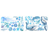 Maxbell 2Pcs Luminous Ocean Animals Wall Decals for Classroom Nursery