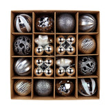 Maxbell Christmas Ball Ornaments Electroplating Ball Hanging for Indoor Party Decor style A