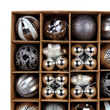 Maxbell Christmas Ball Ornaments Electroplating Ball Hanging for Indoor Party Decor style A