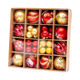 Maxbell Christmas Ball Ornaments Electroplating Ball Hanging for Indoor Party Decor style B