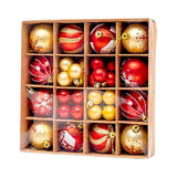 Maxbell Christmas Ball Ornaments Electroplating Ball Hanging for Indoor Party Decor style B