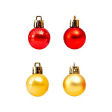 Maxbell Christmas Ball Ornaments Electroplating Ball Hanging for Indoor Party Decor style B