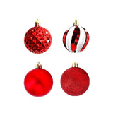 Maxbell Christmas Ball Ornaments Electroplating Ball Hanging for Indoor Party Decor style C