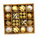 Maxbell Christmas Ball Ornaments Electroplating Ball Hanging for Indoor Party Decor style E