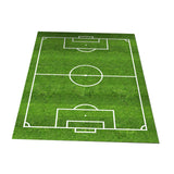 Maxbell Football Field Carpets Kids Play Nursery Soccer Area Rugs 100x160cm Green