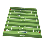 Maxbell Football Field Carpets Kids Play Nursery Soccer Area Rugs 100x160cm Stripe