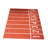 Maxbell Football Field Carpets Kids Play Nursery Soccer Area Rugs 100x160cm Red