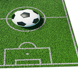 Maxbell Football Field Carpets Kids Play Nursery Soccer Area Rugs 100x160cm Ball