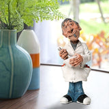 Maxbell Doctor Statue Resin Figurine Crafts for Bookshelf Office Decoration 6.5cmx6.5cmx15.5cm