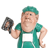 Maxbell Doctor Statue Figurine Collectible Resin Sculpture Green 10x5.5x16cm