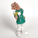Maxbell Modern Doctor Statue Small Figurine Art Crafts for Bookshelf Desk Ornament 10.5cmx7cmx13.5cm