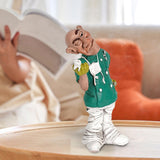 Maxbell Modern Doctor Statue Small Figurine Art Crafts for Bookshelf Desk Ornament 10.5cmx7cmx13.5cm