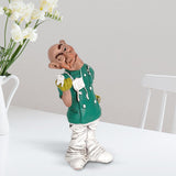 Maxbell Modern Doctor Statue Small Figurine Art Crafts for Bookshelf Desk Ornament 10.5cmx7cmx13.5cm
