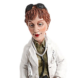 Maxbell Doctor Statue Dolls Micro Ornament Miniatures Figurine for Bookshelf Desktop 7cmx6cmx17cm