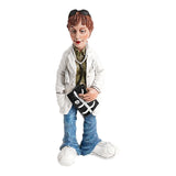 Maxbell Doctor Statue Dolls Micro Ornament Miniatures Figurine for Bookshelf Desktop 7cmx6cmx17cm