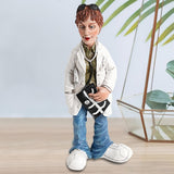 Maxbell Doctor Statue Dolls Micro Ornament Miniatures Figurine for Bookshelf Desktop 7cmx6cmx17cm