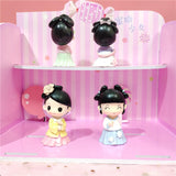 Maxbell Ancient Girl Figurine Statue Ornament for Tabletop Entrance Home Decoration White