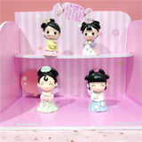 Maxbell Ancient Girl Figurine Statue Ornament for Tabletop Entrance Home Decoration White