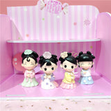 Maxbell Ancient Girl Figurine Statue Ornament for Tabletop Entrance Home Decoration White